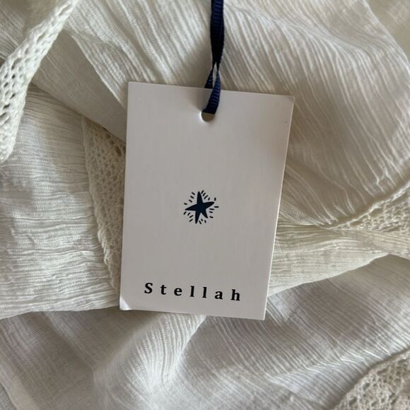 STELLAH White Cami Midi-Dress NEW with Tag Size medium - Picture 6 of 7